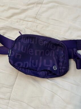 Lululemon Purple Logo 1l Belt Bag